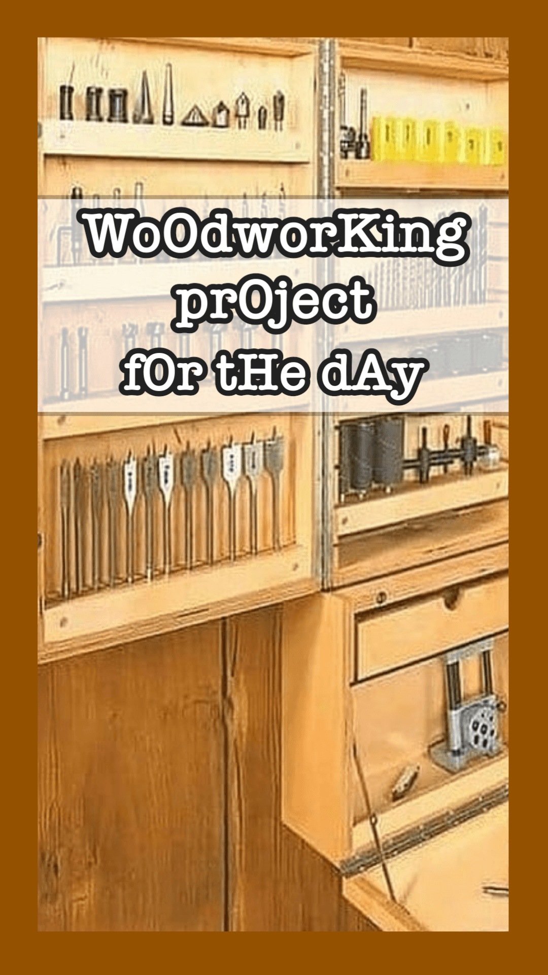 DIY Woodworking Tool Wall Project