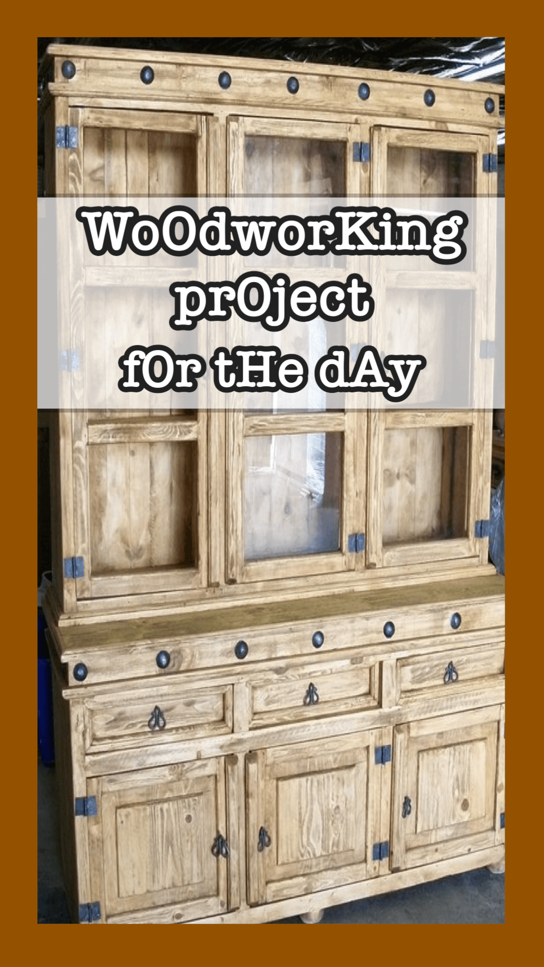 diy wooden kitchen hutch