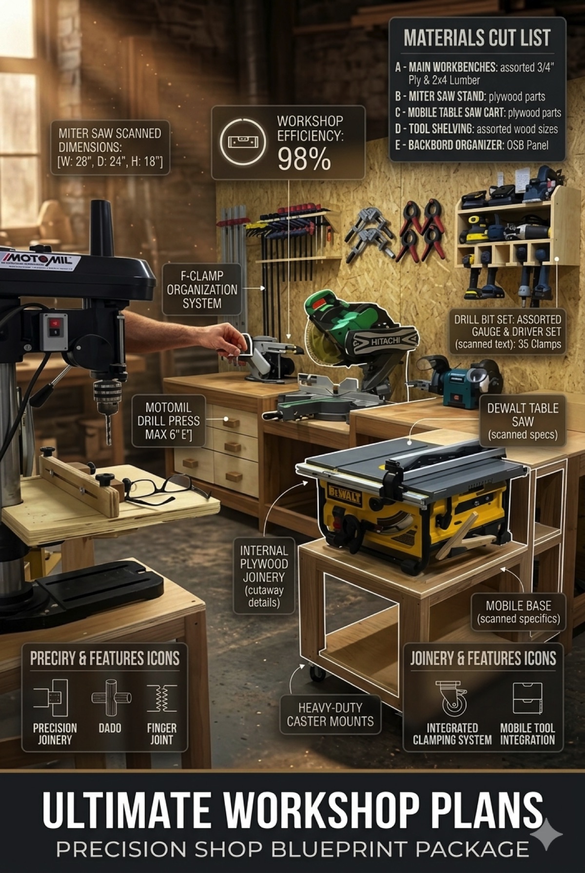 Complete Workshop Layout Plans